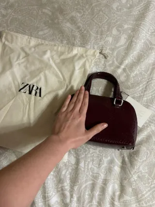 Bolso Zara city burdeos