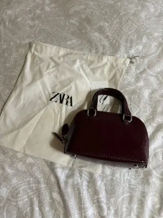Bolso Zara city burdeos