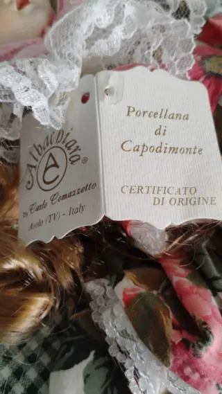 Coppia Bambole Porcellana Collezione