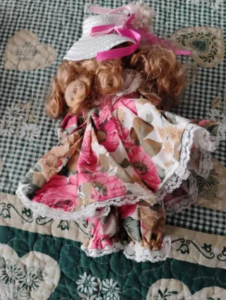 Coppia Bambole Porcellana Collezione