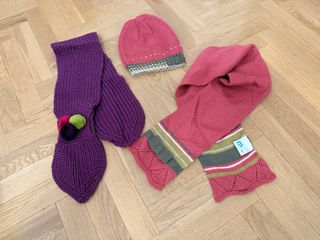 Conjunto gorro y bufanda niña