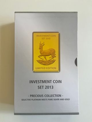 Set Monedas Oro y Plata Inversión 2013