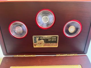 Set Monedas Oro y Plata Inversión 2013