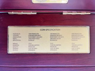 Set Monedas Oro y Plata Inversión 2013