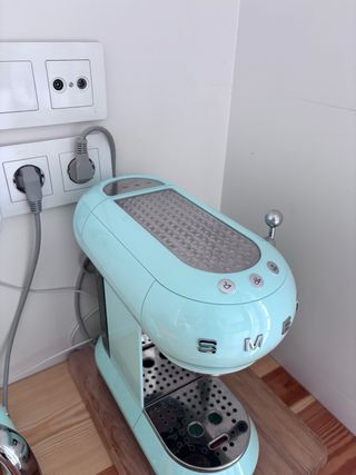 Cafetera SMEG verde agua