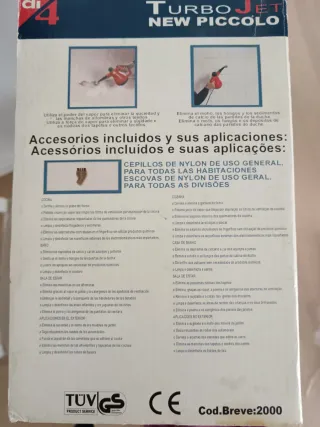 Limpiador de Vapor Turbo Jet New Piccolo