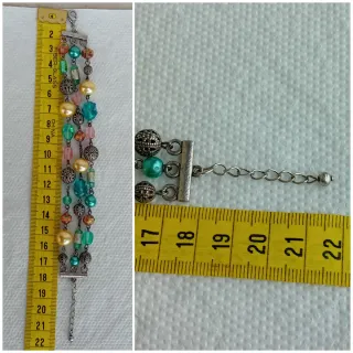 Bracciale multifilo arcobaleno