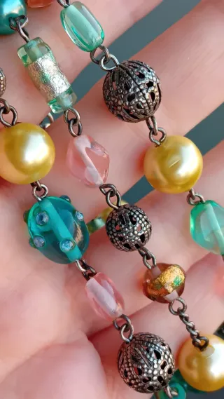 Bracciale multifilo arcobaleno