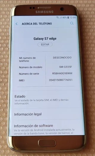 Samsung Galaxy S7 Edge (Leer)