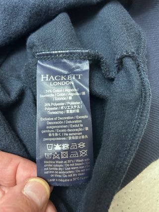 Chaqueta Hackett azul con etiquetas Talla 1X