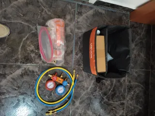 Bomba Vacío Manómetro A/A VEVOR