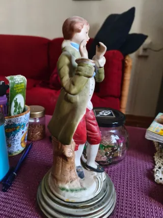 Statuetta vintage carillon uomo