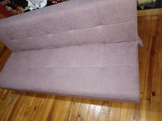 Sofá Cama Rosa Tela