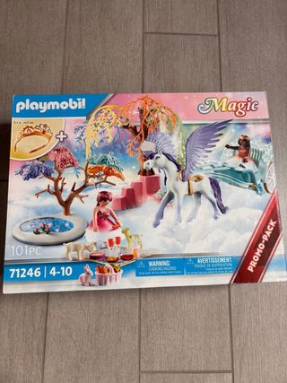 Lego Playmobil giardino magico unicorni