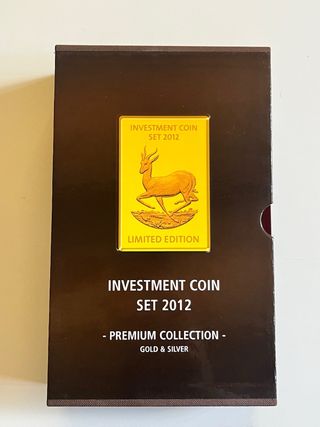 Set Monedas Oro y Plata Investment Coin Set 2012
