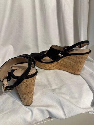 Sandalias de plataforma negras