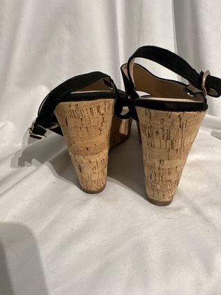 Sandalias de plataforma negras