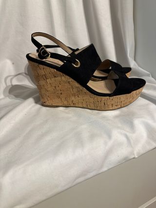 Sandalias de plataforma negras