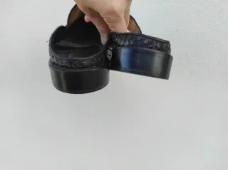 Scarpe in pelle in stile Bottega Veneta, 43