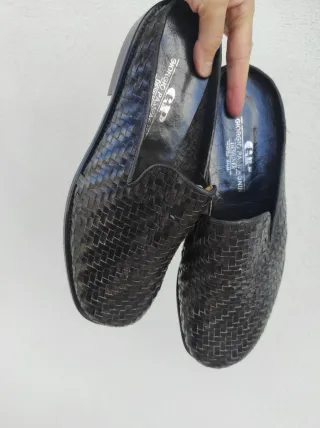 Scarpe in pelle in stile Bottega Veneta, 43