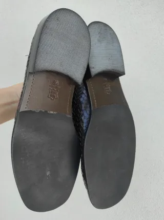 Scarpe in pelle in stile Bottega Veneta, 43