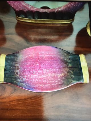 Set di trucco viola e oro