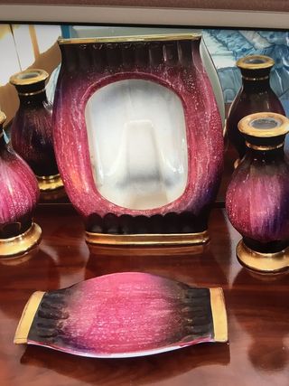 Set di trucco viola e oro