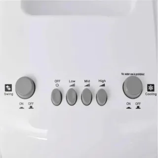 Climatizador por agua 3500ml 80W