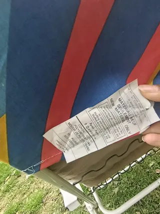 Silla plegable jardín/playa/montaña