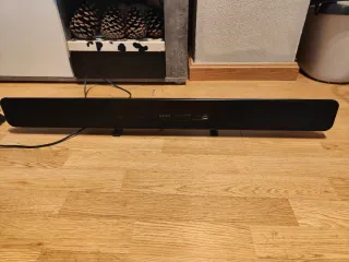 Barra de sonido negra 5.1 con subwoofer inalámbric