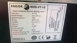 Vinoteca Fagor 12 Botellas vintage