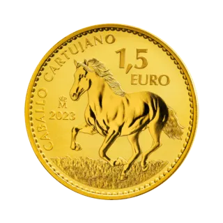 Moneda Oro Caballo Cartujano