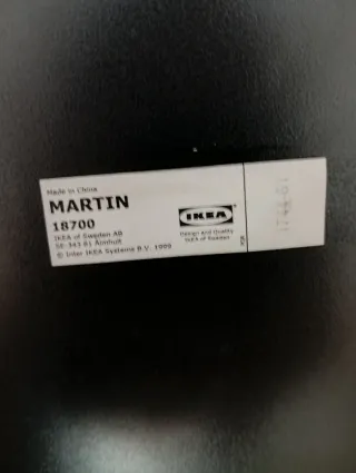 3 Sillas Ikea Martin Negras