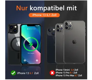 Funda iPhone 13 MagSafe Transparente + Cristal