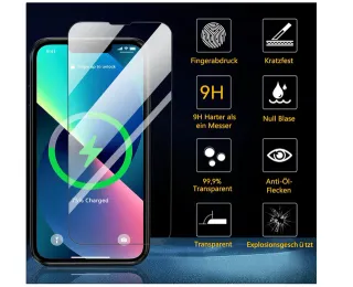 Funda iPhone 13 MagSafe Transparente + Cristal