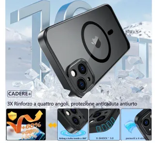 Funda iPhone 13 MagSafe Transparente + Cristal