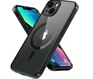 Funda iPhone 13 MagSafe Transparente + Cristal