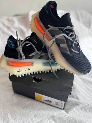 Zapatillas Adidas NMD_S1 Negras Naranja