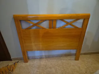 Colchón,canape y cabecero cama 105