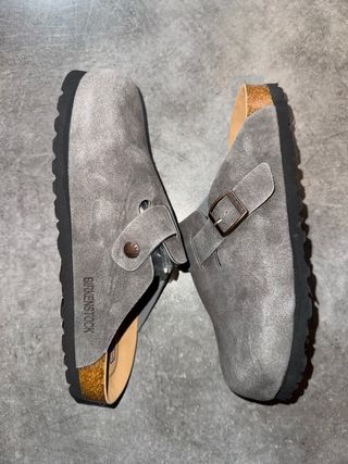 Zuecos Birkenstock Gris Talla 42