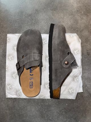 Zuecos Birkenstock Gris Talla 42