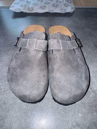 Zuecos Birkenstock Gris Talla 42