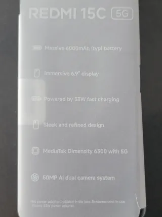 Xiaomi Redmi 15C 256GB 5G NFC