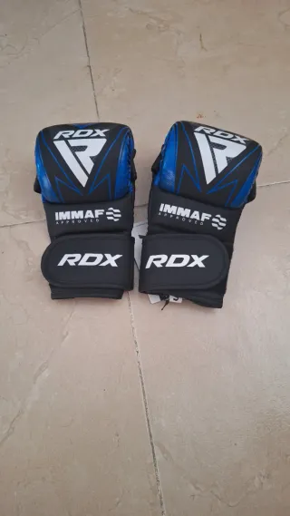 Guantillas MMA RDX Negras y Azules