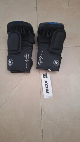 Guantillas MMA RDX Negras y Azules