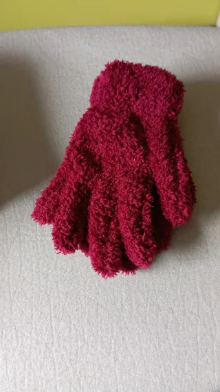 2 Gorros de punto y guantes