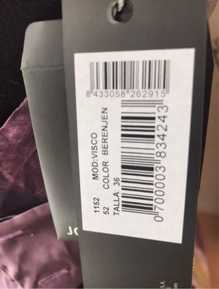 Vestido de tirantes estampado Jotamasge  Nuevo.