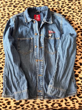 Chaqueta Vaquera Pull&Bear Peanuts Talla M