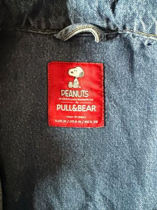 Chaqueta Vaquera Pull&Bear Peanuts Talla M