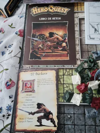 Heroquest Juego de Mesa MB 1989.